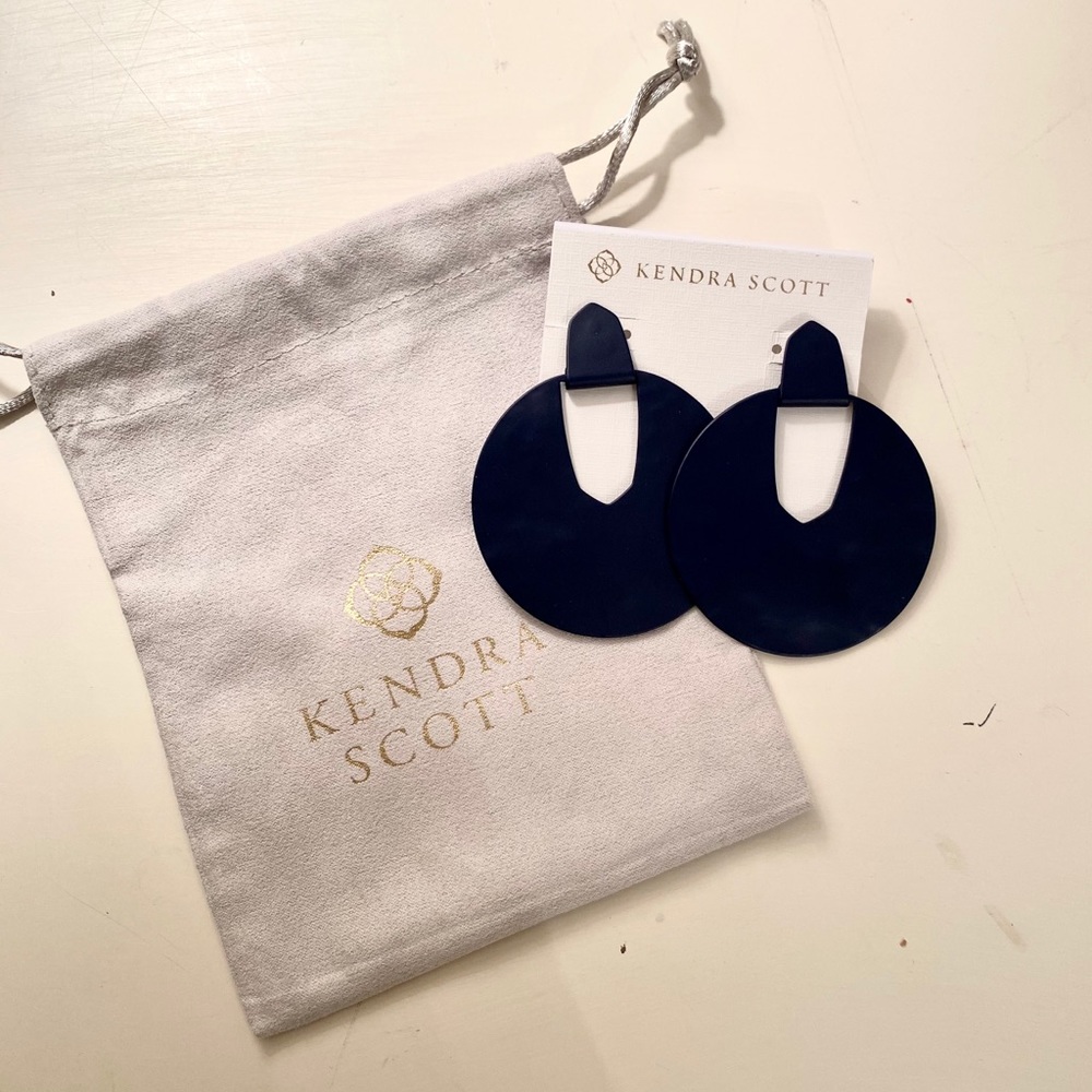 Kendra Scott Navy Diane Earring